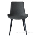 Wohnmöbel Graue Stühle aus Kunstleder